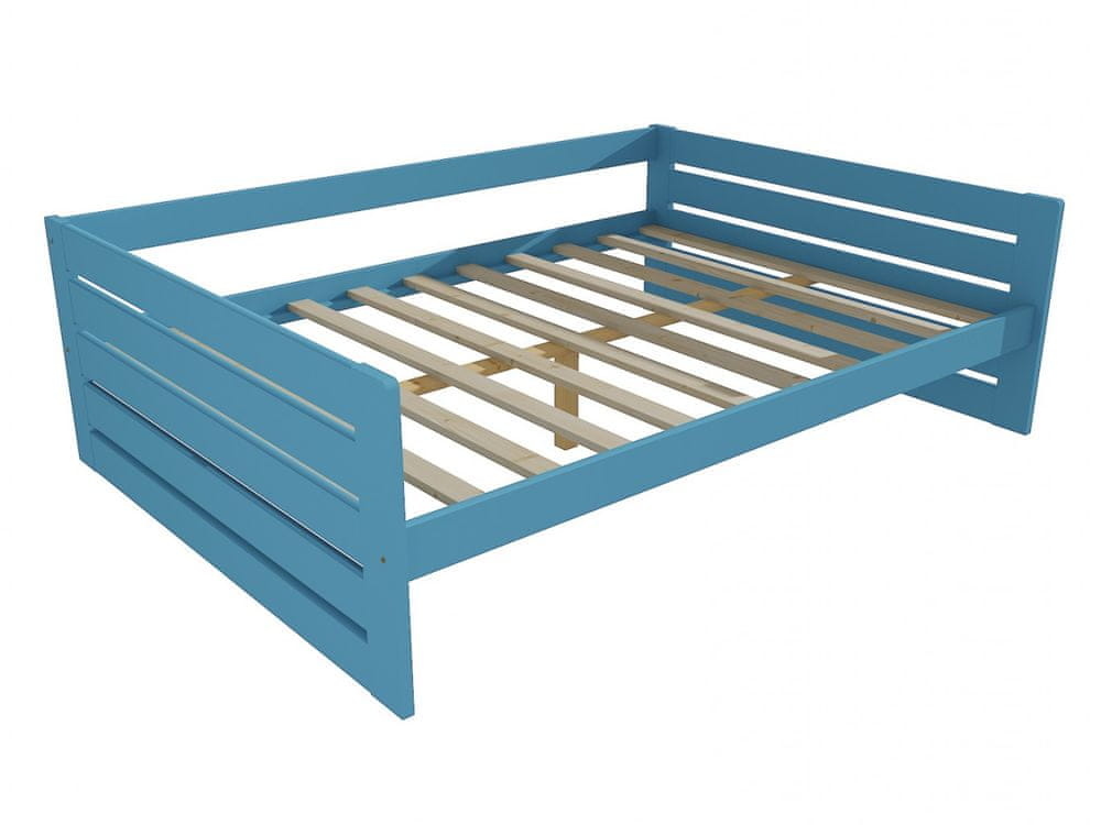 eoshop Detská posteľ DP 030 XL (Rozmer: 120 x 200 cm, Farba dreva: farba modrá)